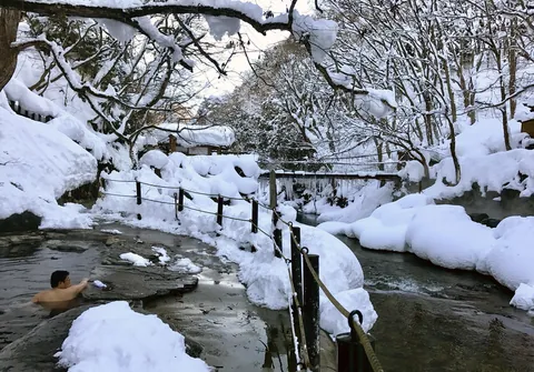 Vanjska kupelj Takaragawa Onsen u japanskoj prefekturi Gunma