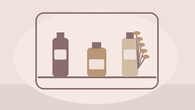 Stilizirana ilustracija bočica i wellness atmosfere uz članak Miris koji otvara zaboravljena vrata
