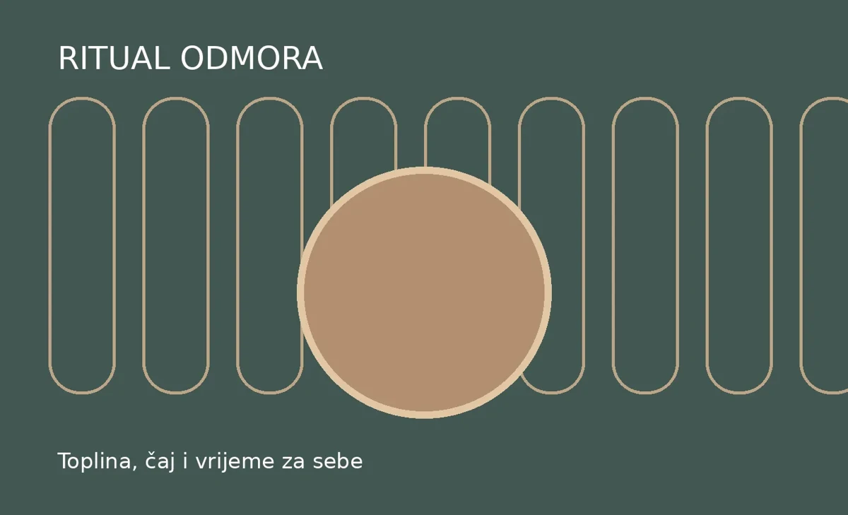 Simbolična ilustracija toplog prostora za odmor